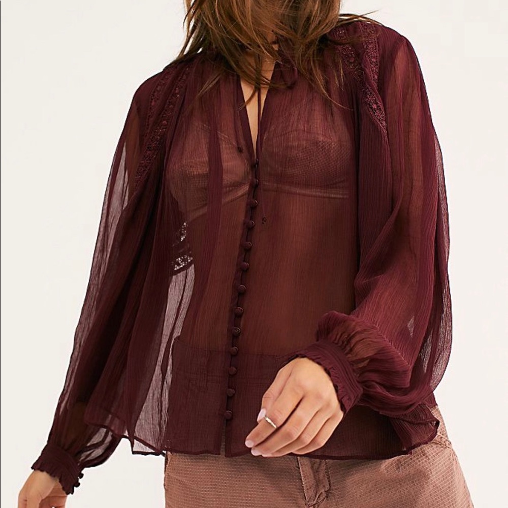 Free People Blouse EUC